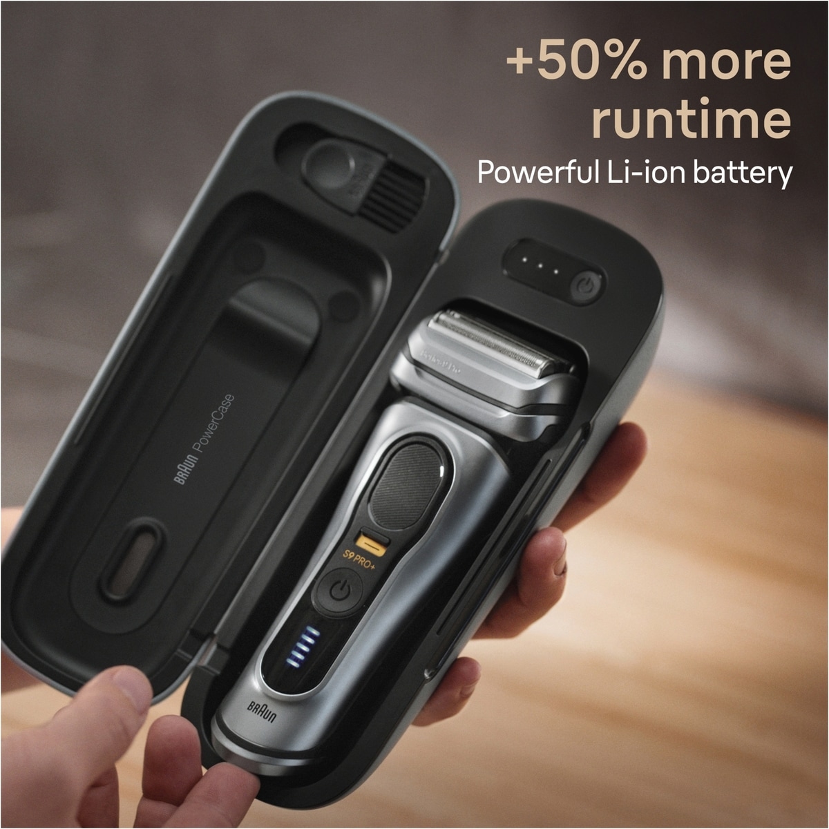 Braun Powercase, compatible with Series 8 and 9 Electric Shavers
