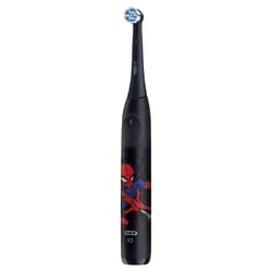 iO Kids Limited Rechargeable Electric Powered Toothbrush, Spiderman with 1 Gentle Care Brush Head - Automatic Pressure to Protect Gums - 3 Cleaning Settings - 2 Min Music Timer - 28 Day Battery Life 2