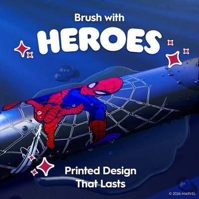 iO Kids Limited Rechargeable Electric Powered Toothbrush, Spiderman with 1 Gentle Care Brush Head - Automatic Pressure to Protect Gums - 3 Cleaning Settings - 2 Min Music Timer - 28 Day Battery Life 5