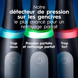 Brosse à dents électrique rechargeable, iO4 Propreté et gencives, 4&nbsp;modes de nettoyage, détecteur de pression visuel pour protéger les gencives, 2&nbsp;brossettes, étui de voyage, rose 4