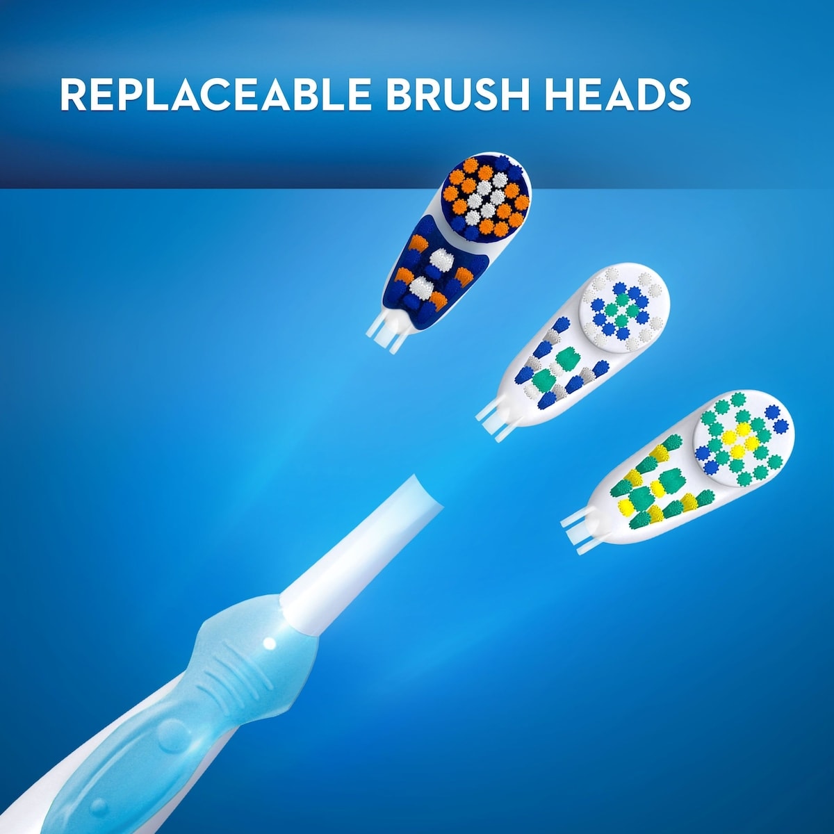 Oral-B 3D White Battery Power Toothbrush Replacement Heads, 2 Count