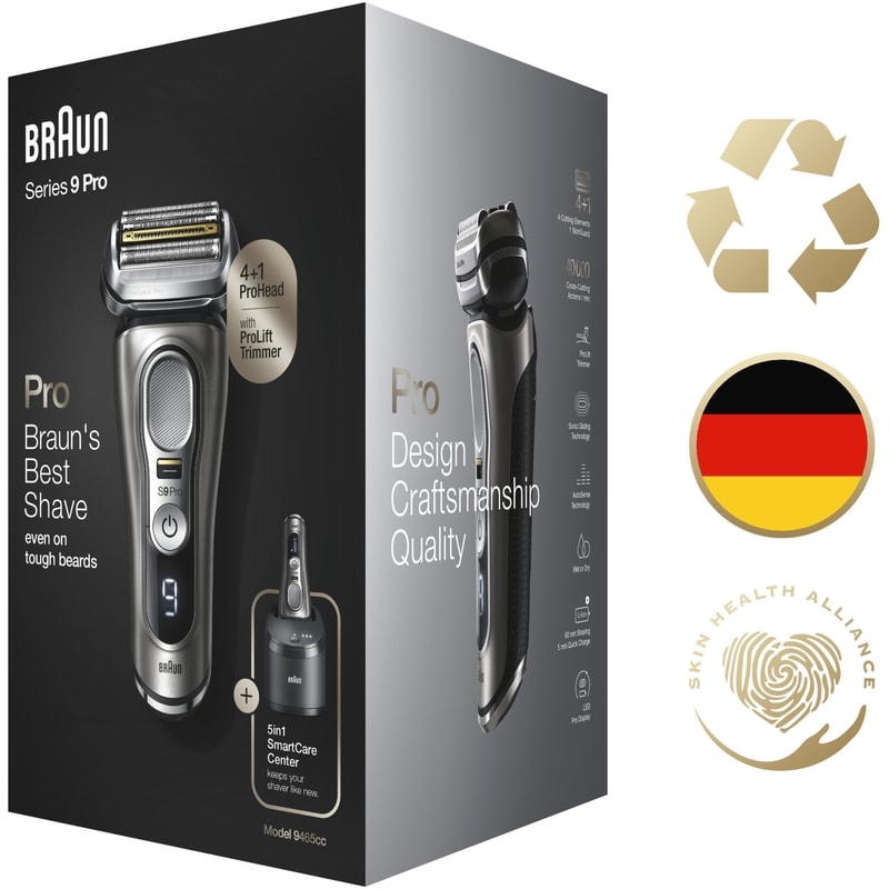 Braun Series 9 Pro 9465cc Rechargeable Wet & Dry Men's Electric