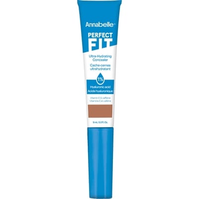 Perfect Fit Cache-cernes ultrahydratant avec 1% acide hyaluronique, niacinamide, caféine et vitamine E