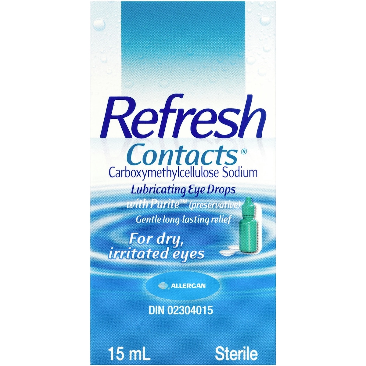 REFRESH CONTACTS Solution Ophtalmique