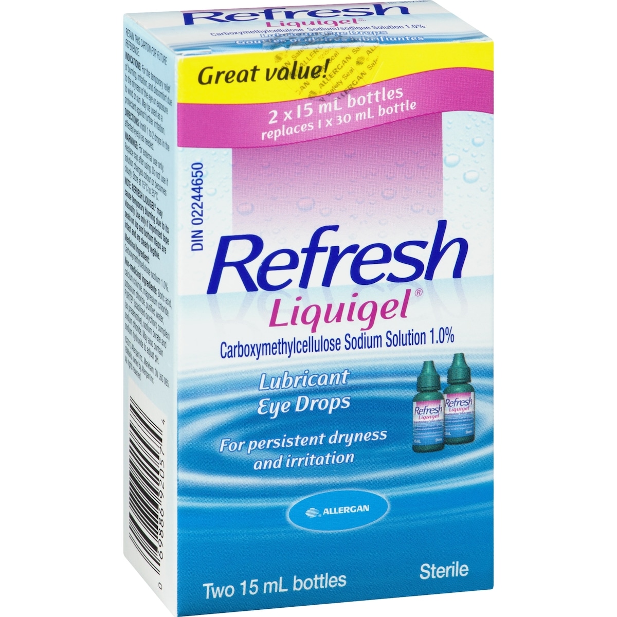 REFRESH LIQUIGEL Solution Ophtalmique