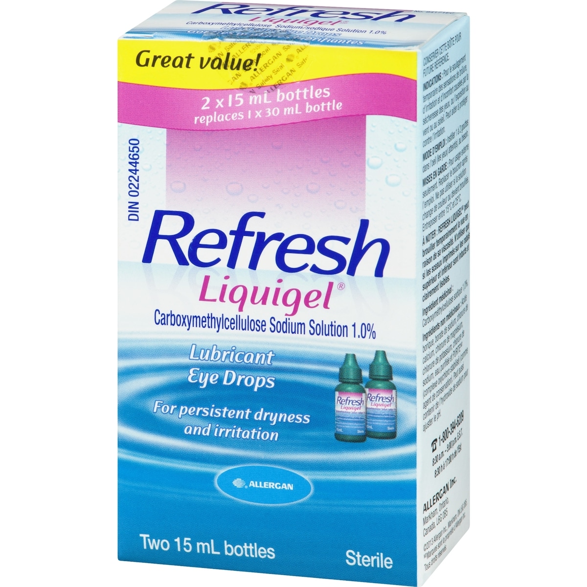 REFRESH LIQUIGEL Solution Ophtalmique