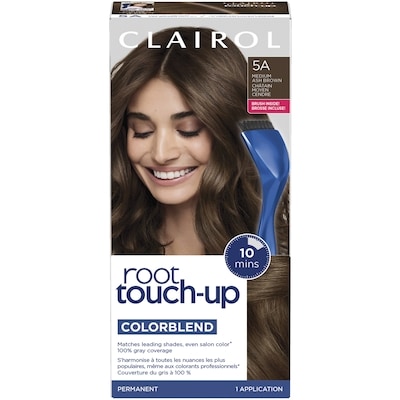 Root Touch-Up Permanent Root Color, Covers Gray, Instant Natural Looking Color