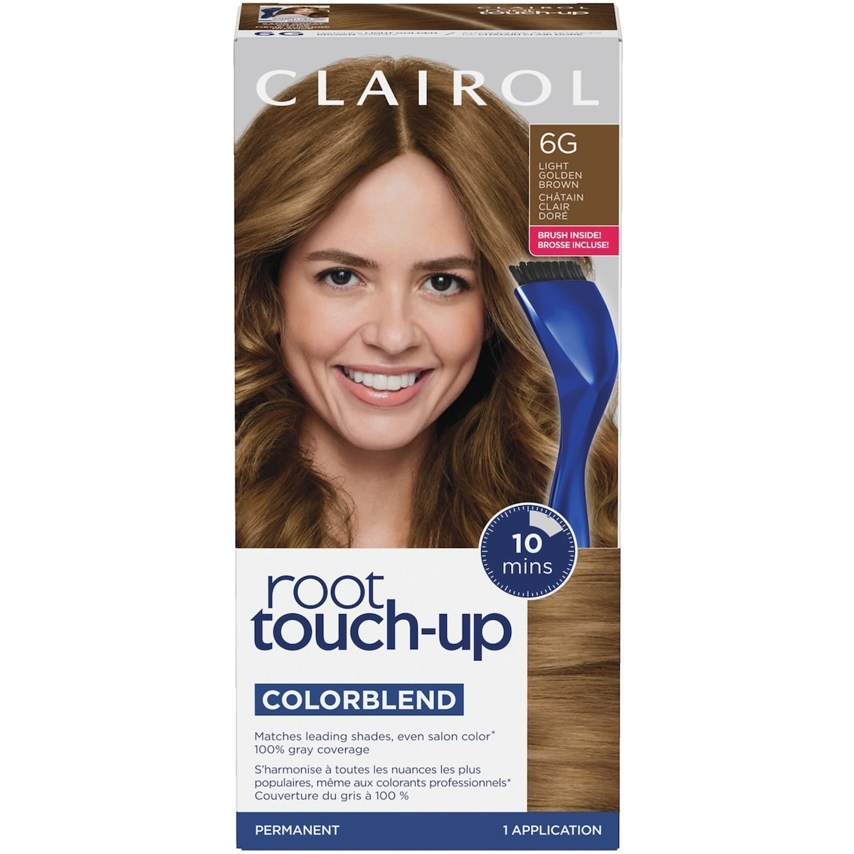 Root Touch-Up Permanent Color, Covers Gray, Instant Natural Looking Color