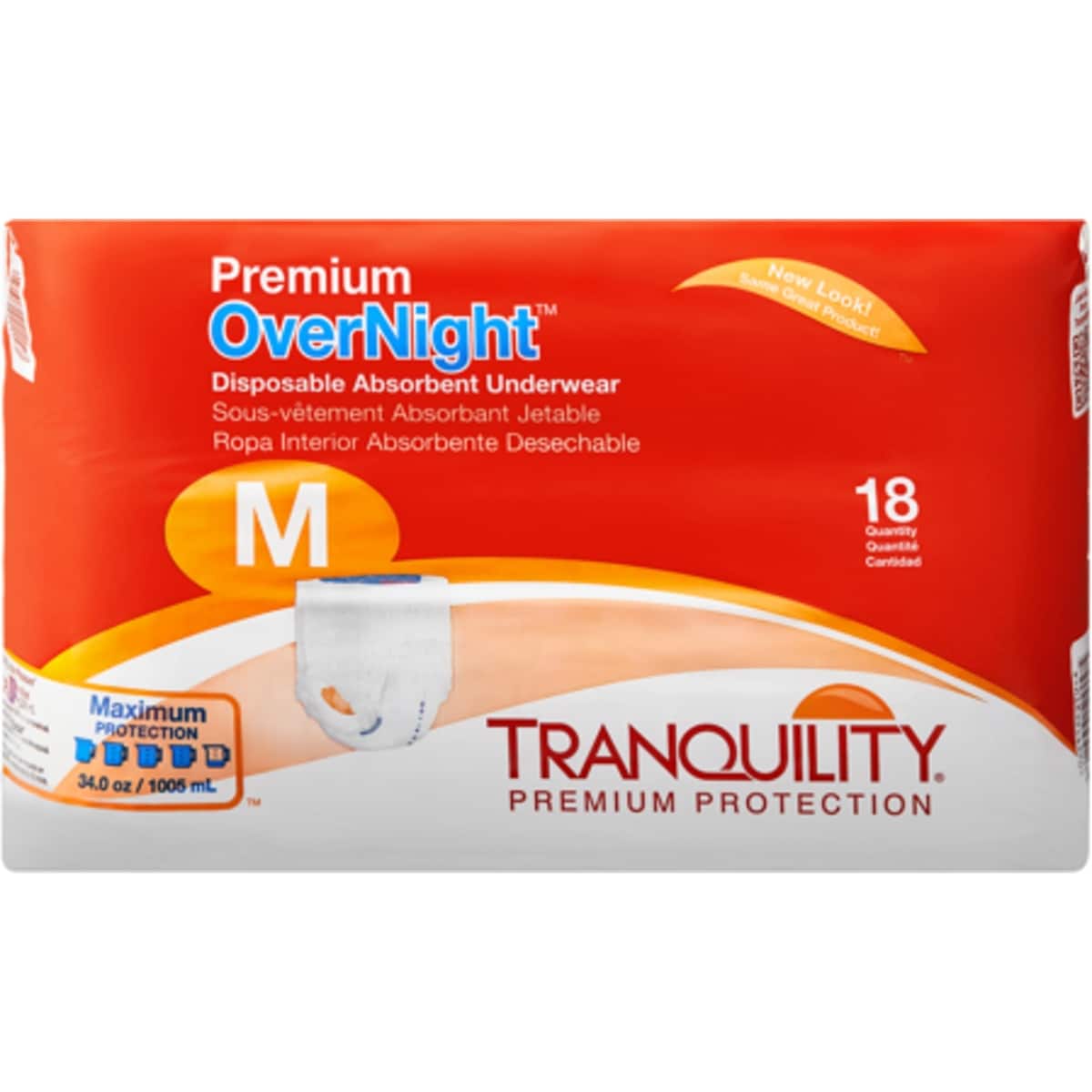 Sous-vêtements absorbants jetables Premium OverNight