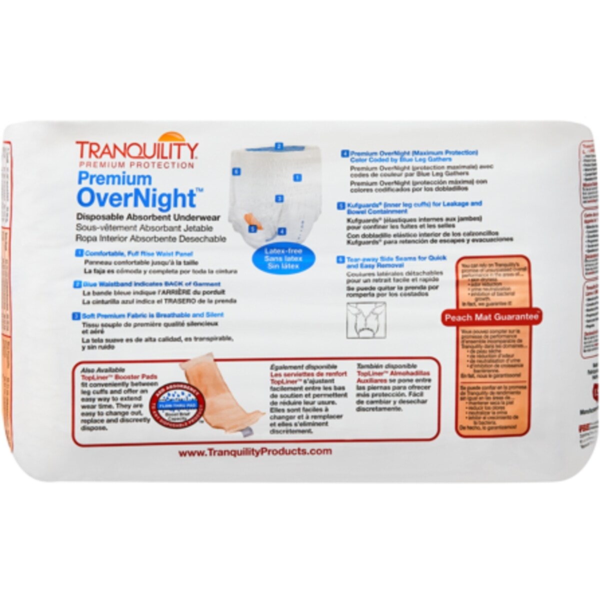 Sous-vêtements absorbants jetables Premium OverNight