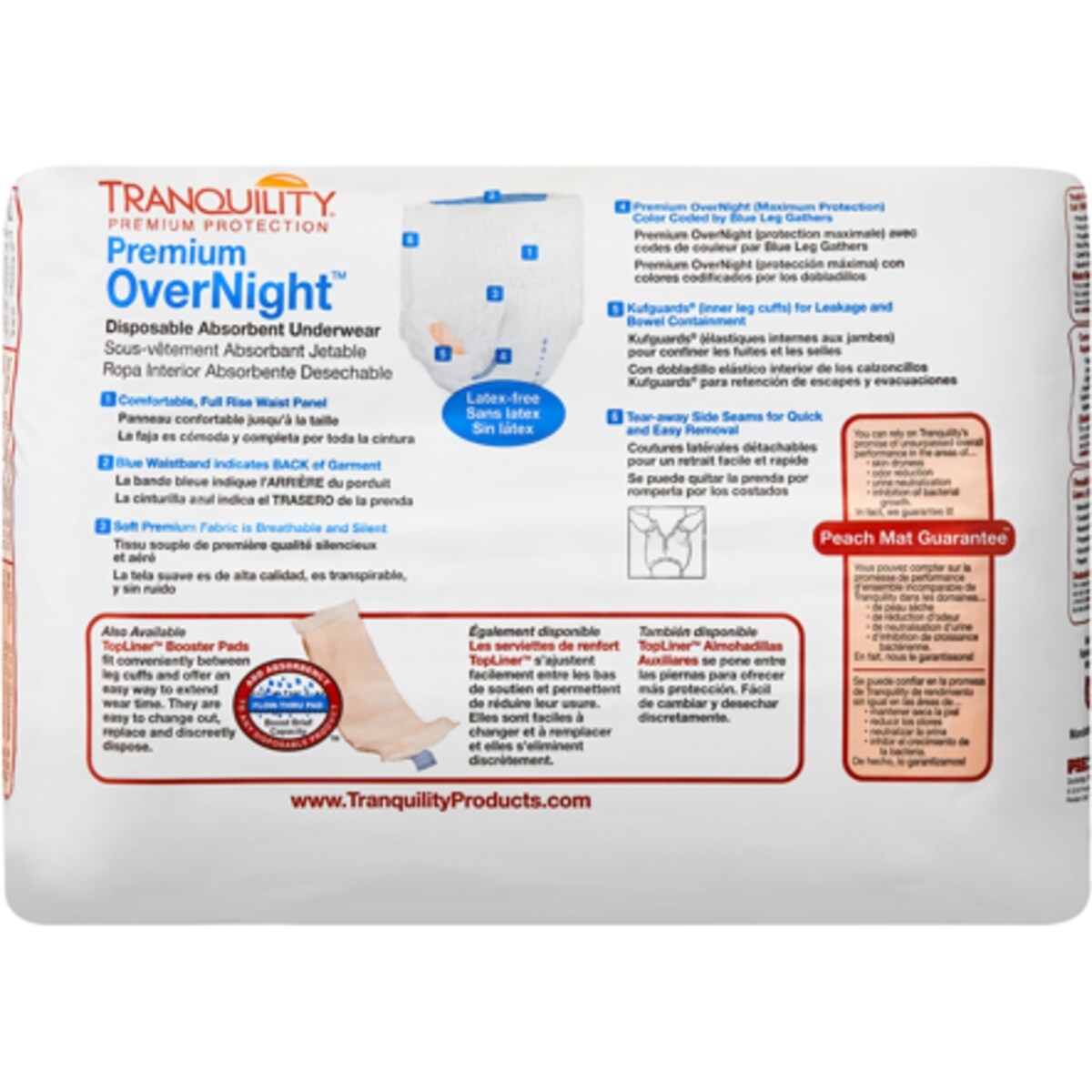 Sous-vêtements absorbants jetables Premium OverNight