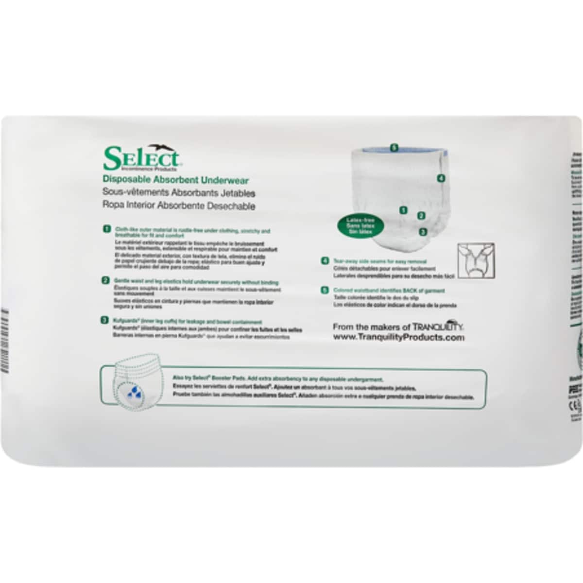 Sous-vêtements absorbants jetables,  Moyen