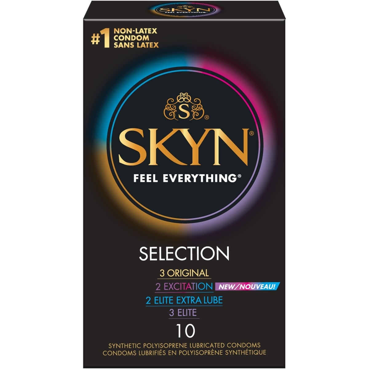 Skyn SKYN® Selection Original 10 Count Natural Latex free Lubricated Condoms 10 ea