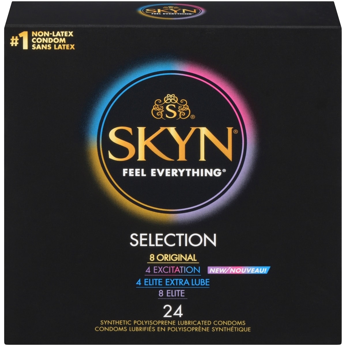Selection 24 Condoms Lubrifiés
