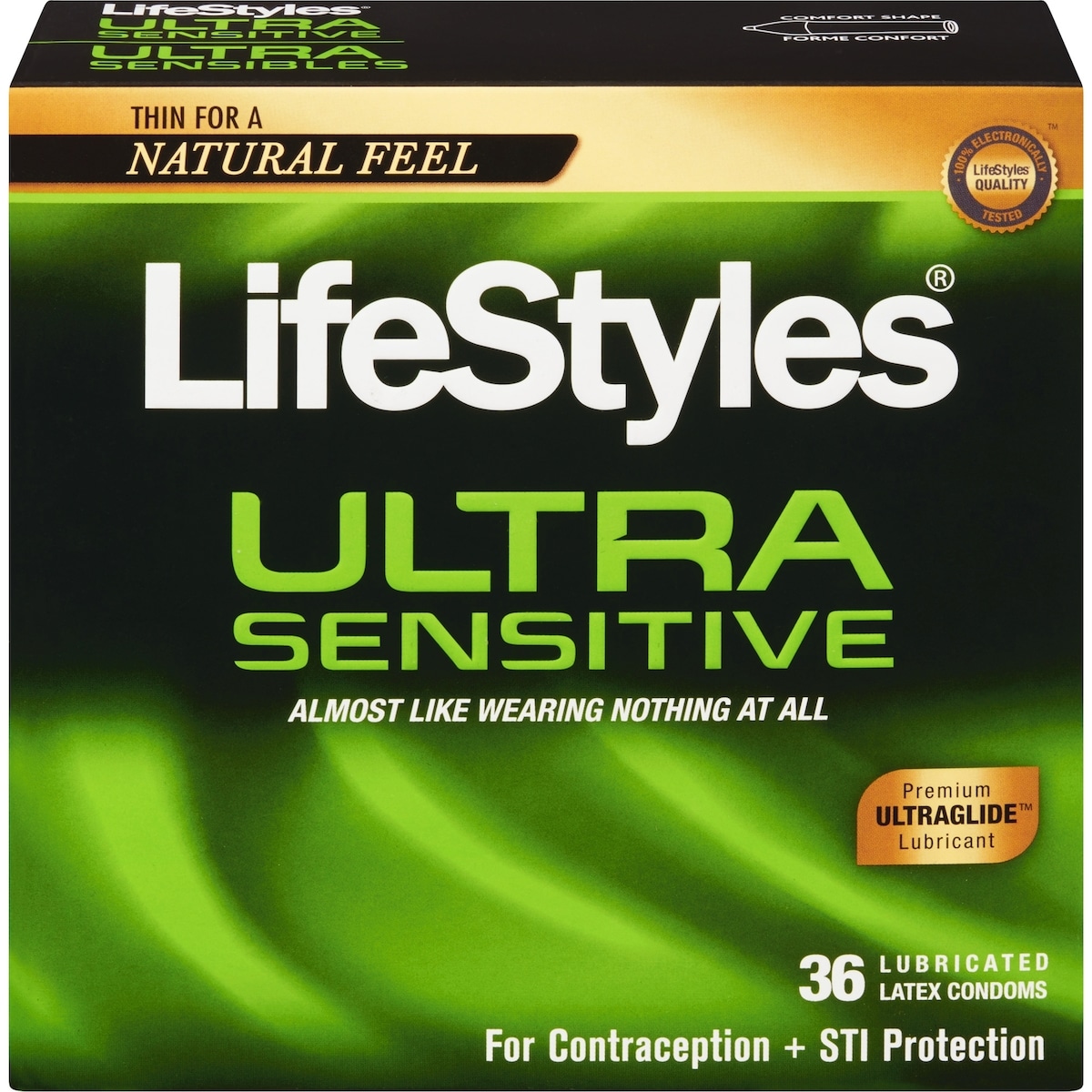 Ultra Sensitive Lubricated Latex Condoms