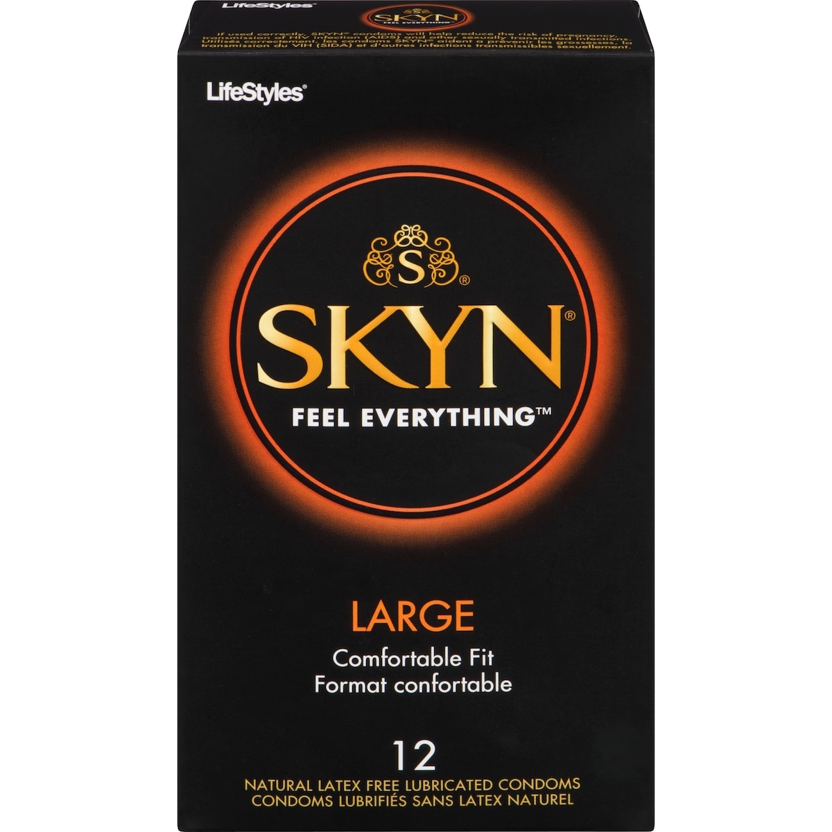 Skyn Skyn® Elite Large Synthetic Polyisoprene Lubricated Condoms 12 Count