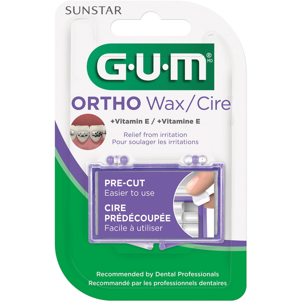 GUMMD Cire orthodontique régulière avec Vit E