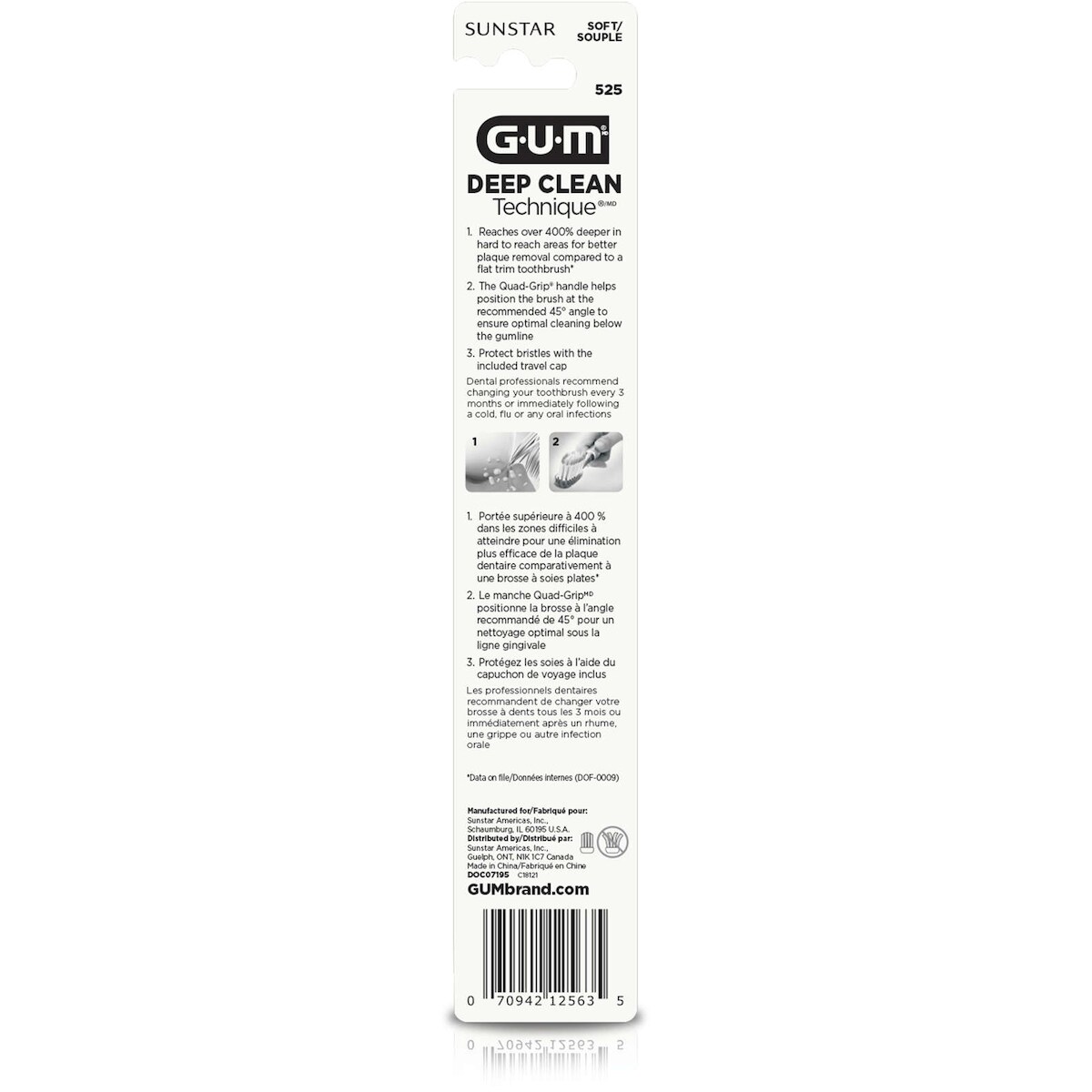 GUM Technique Deep Clean Toothbrush, Soft