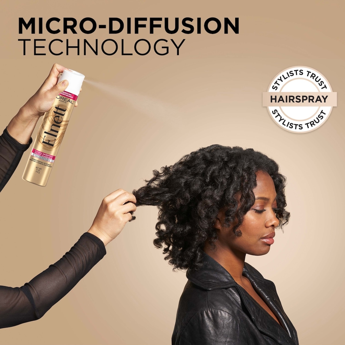 Fixatif à tenue extra-forte, Elnett Satin classique