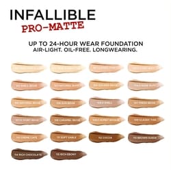 Pro-Matte Foundation, Oil-Free, Lightweight, Longwear Face Makeup Up to 24hr 4