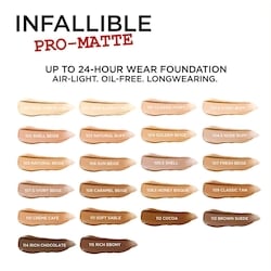 Fond de Teint Pro-Matte, Sans Huile, Texture Légère, Longue Tenue Jusqu’à 24hr 4
