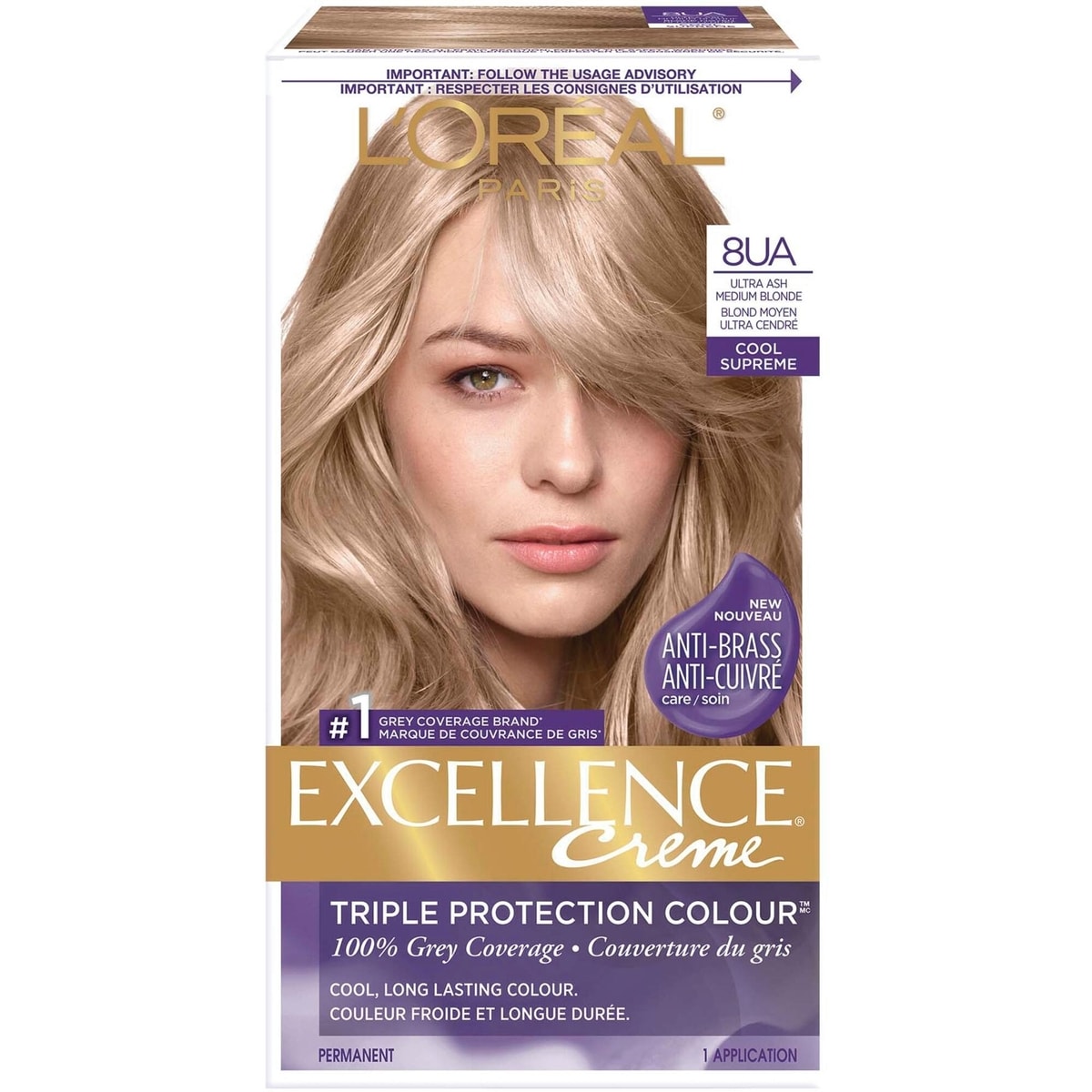 L'Oréal Paris Excellence Crème Permanent Hair Color 1 Piece GOLD