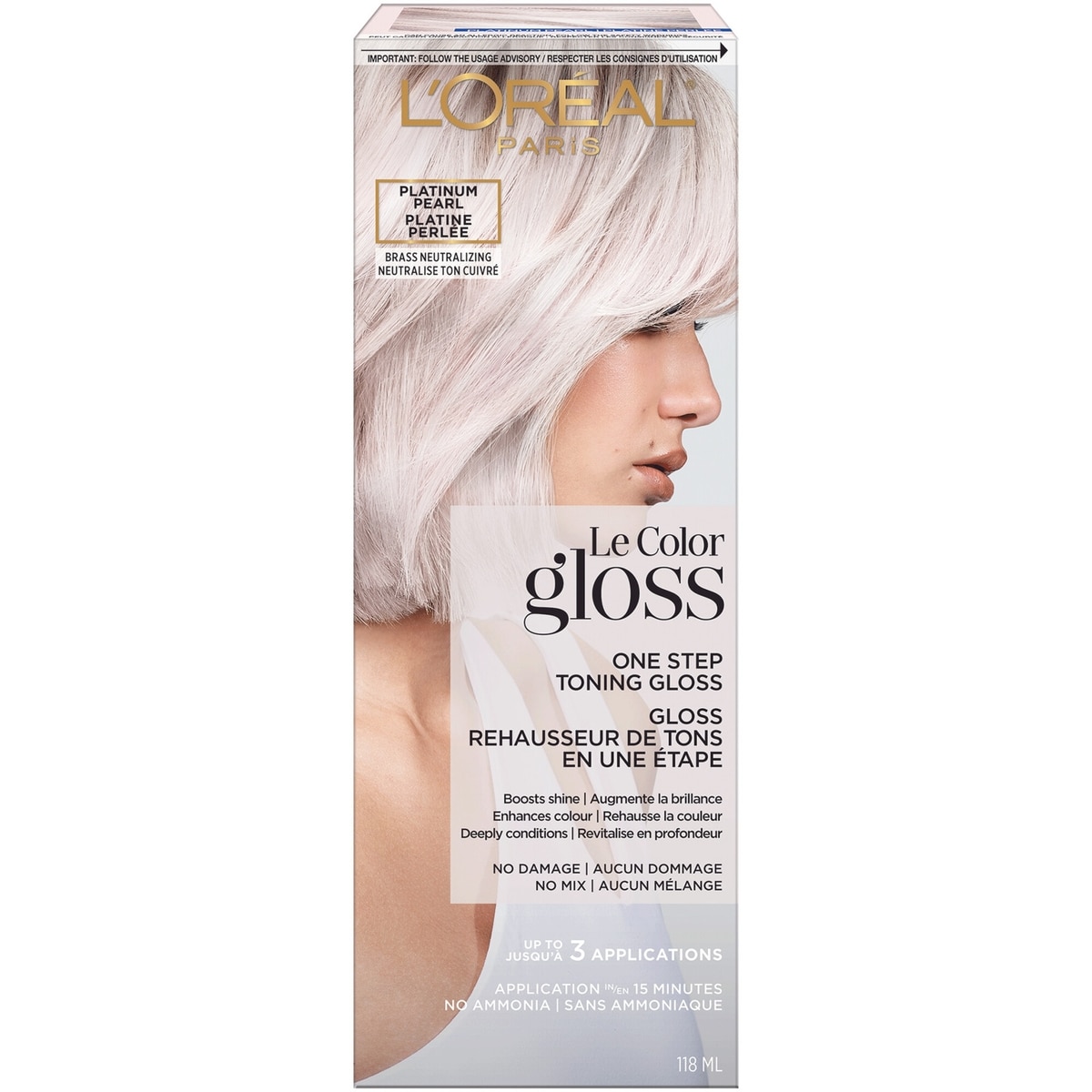 Le Color Gloss, Hair Shine and Gloss Treatment at home, Glossing Toner
