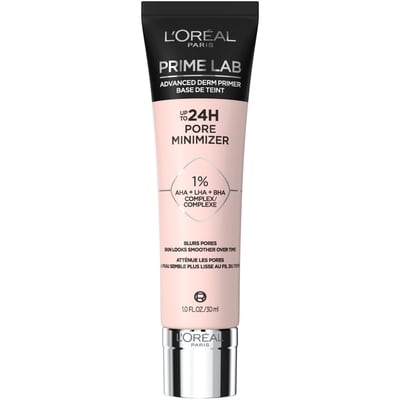 Prime Lab Base de Teint 24h Minimisuer de pores avec 1% de AHA + LHA + Complexe BHA