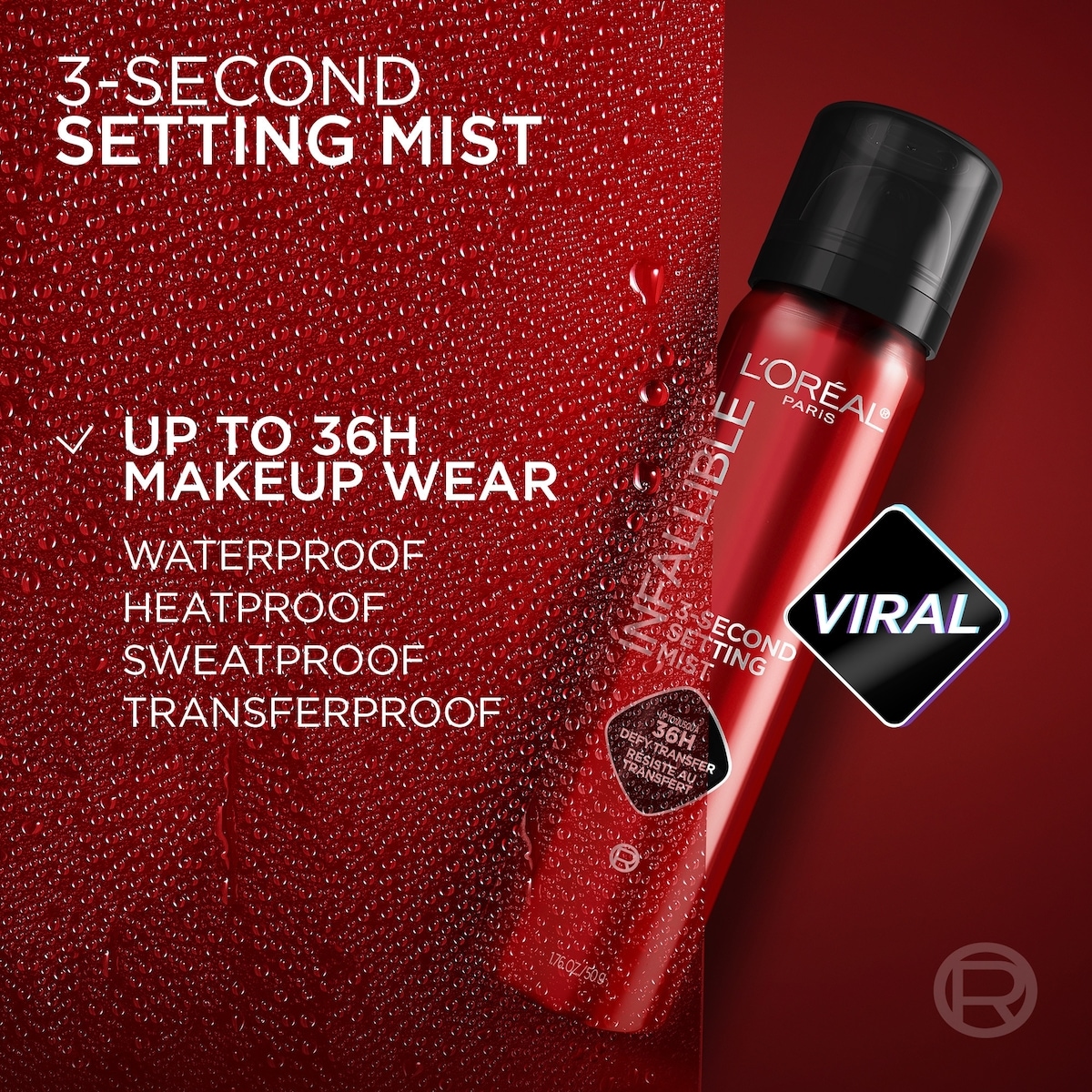 Infallible 3-second Setting Mist