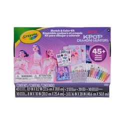 Ensemble couleurs et croquis K-Pop Demon Hunters (Les guerrières de la K-pop) Crayola 1