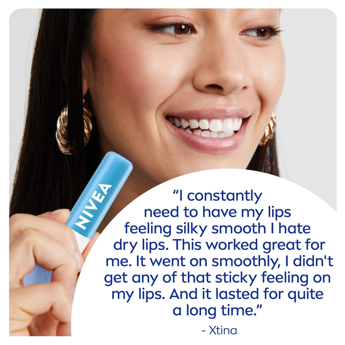NIVEA Hydro Care Lip Balm, 24hr hydration, Enriched with shea butter & aloe vera, (2 x 4.8g)