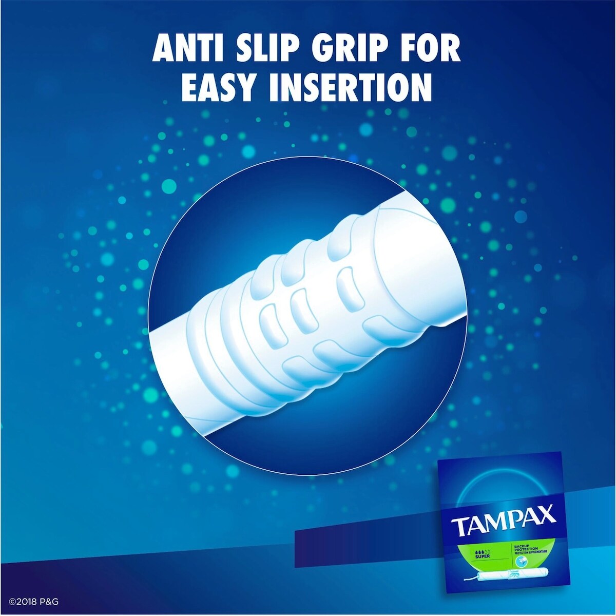 Tampons avec applicateur en carton, Super, non parfumés, 20 tampons