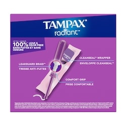 Radiant Tampons Super Absorbency, Unscented 7