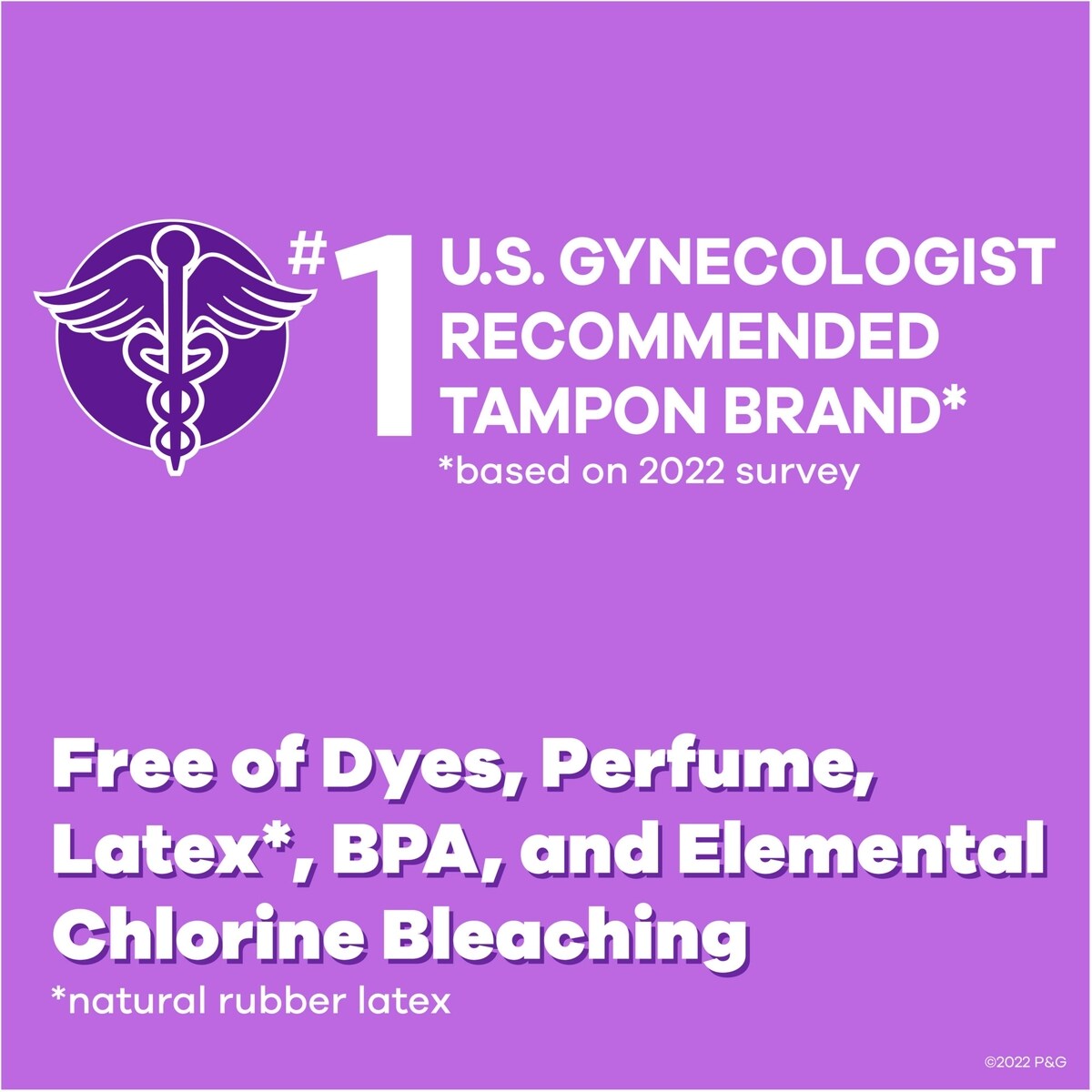 Tampons Tampax Radiant avec tresse anti-fuites LeakGuard, degré d’absorption super plus