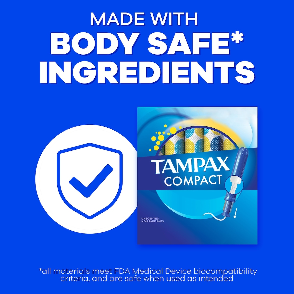Compact Pearl Tampons Multipack, with LeakGuard Braid & Extendable Applicator, Regular/Super/Super Plus Absorbency, Compact Extendable Applicator