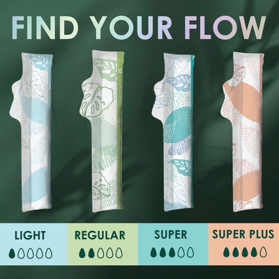 Tampons, Made with Organic Cotton, Super/Super Plus, Multipack Made Without Synthetic Pesticides or Fragrances, 26 CT 6