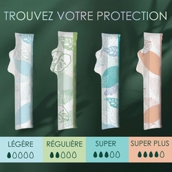 Tampons, fabriqués à partir de coton biologique, degré d’absorption régulier/super/super plus, emballage multiple, sans pesticides synthétiques, rayonne ni parfums, 25&nbsp;U 6