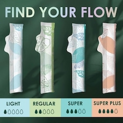 Tampons, Made with Organic Cotton, Regular/Super, Multipack Made Without Synthetic Pesticides or Fragrances, 18 CT 6