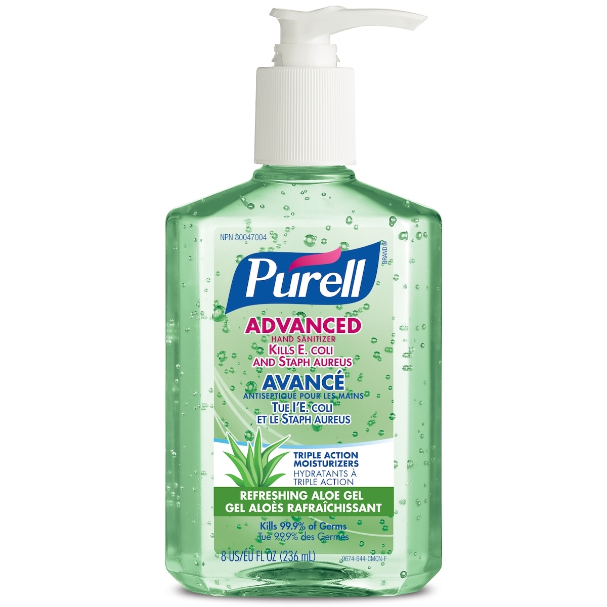 Advancé Antiseptique Pour Le Mains Gel Aloès Rafraîchissant