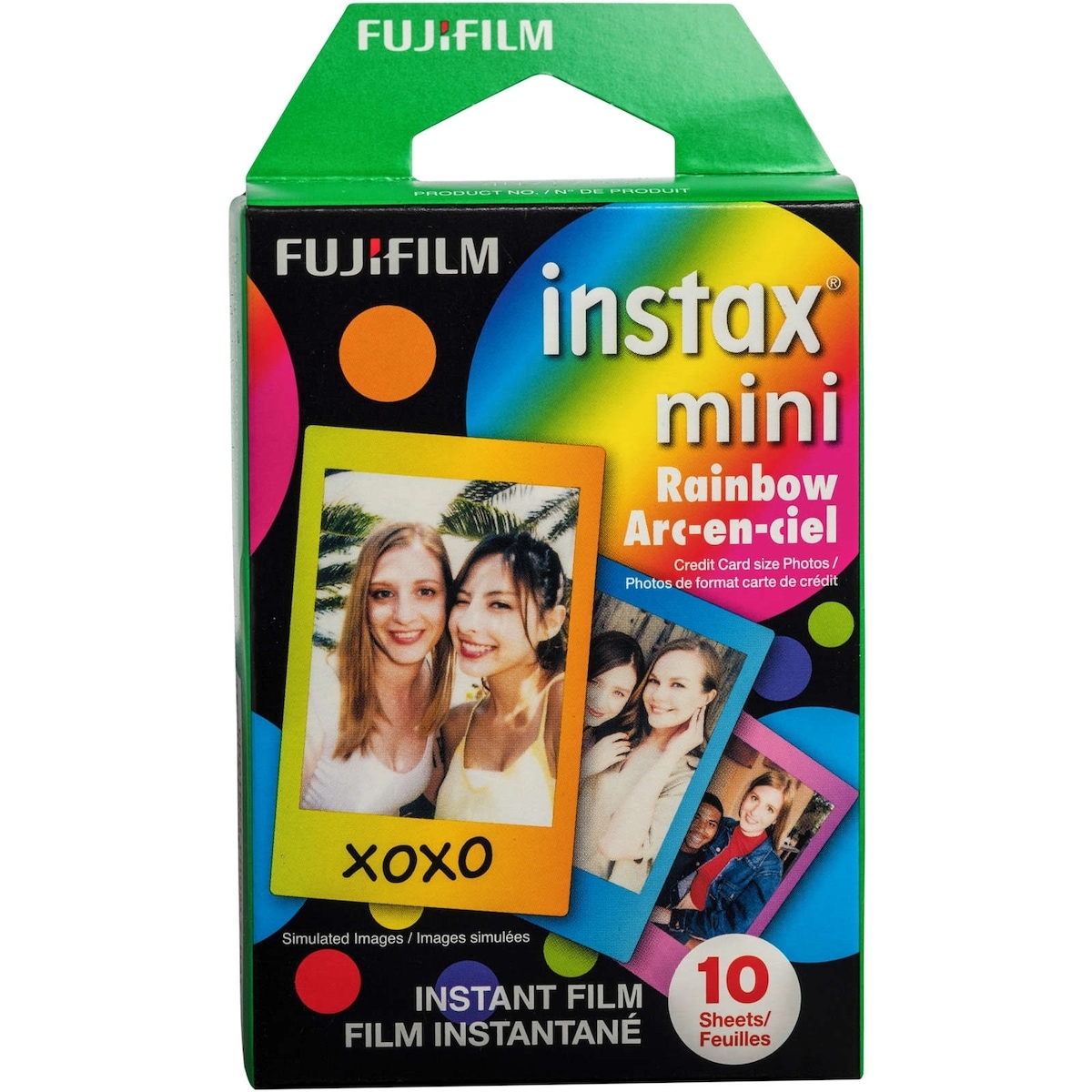Film Instantané Instax Mini Arc-en-ciel (10 Feuilles)