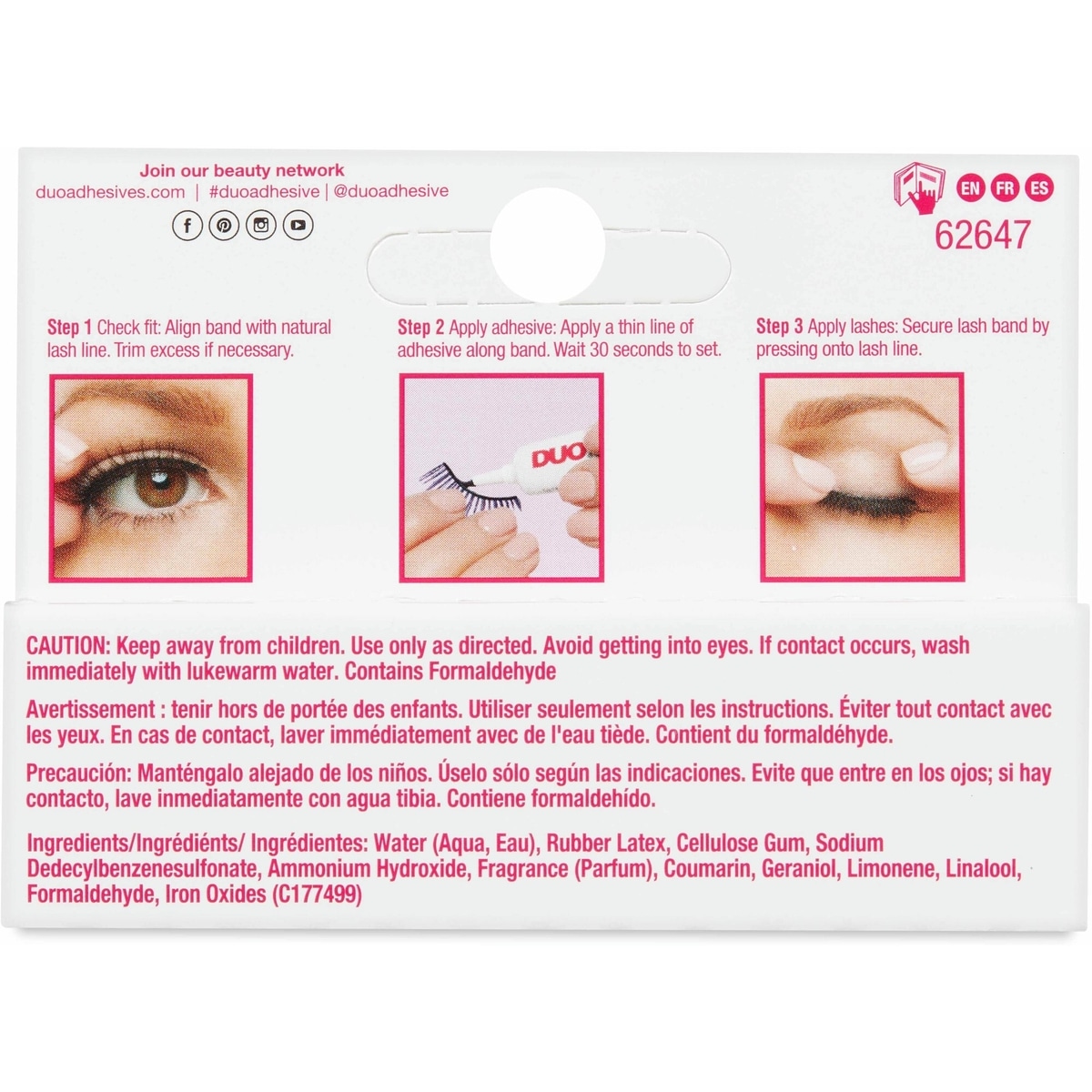 Duo Professional Eyelash Adhesive - Dark