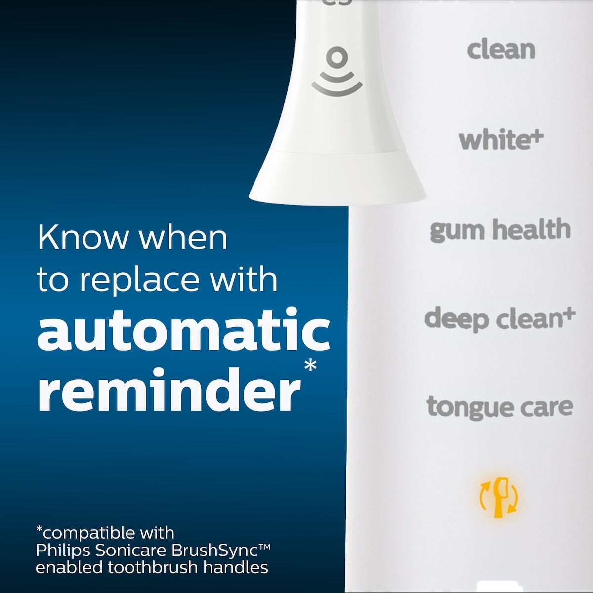 DiamondClean Replacement Brush Heads, 2 Pack, HX6062/92