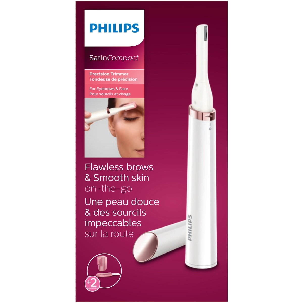 Philips SatinCompact Precision Trimmer, HP6388/00 1 ea