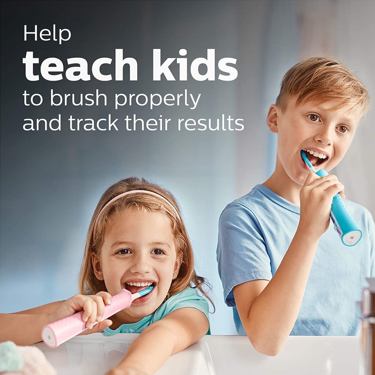 Brosse à dents électrique rechargeable Sonicare For Kids, rose, HX6351/41