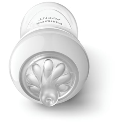 Natural Baby Bottle with Natural Response Nipple, Clear, 9oz, 1 pack, SCY903/01 3