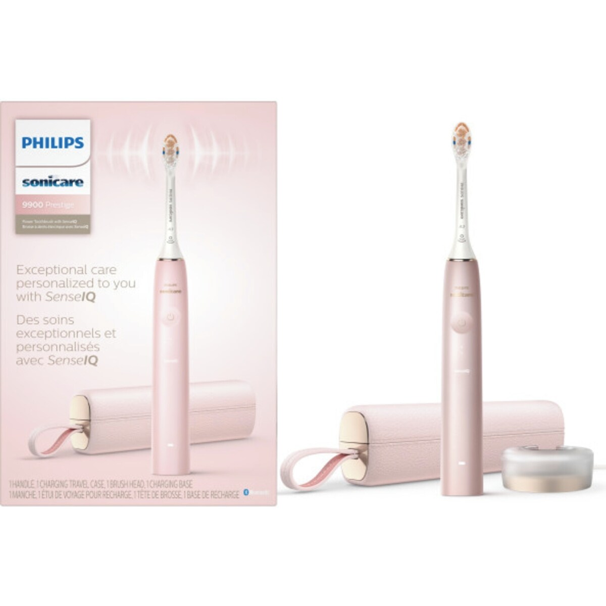 Brosse à dents rechargeable Philips Sonicare Prestige 9900, dotée de la technologie SenselQ