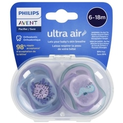 Ultra Air Pacifier 6-18m, puffer fish / sea horse, SCF085/61 1
