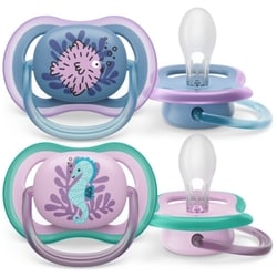 Ultra Air Pacifier 6-18m, puffer fish / sea horse, SCF085/61 2