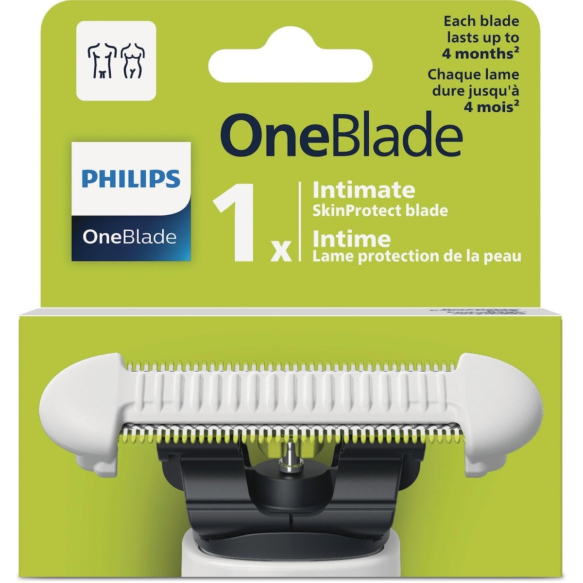 Philips OneBlade Intimate Replacement Blade, QP219/50 1 ea