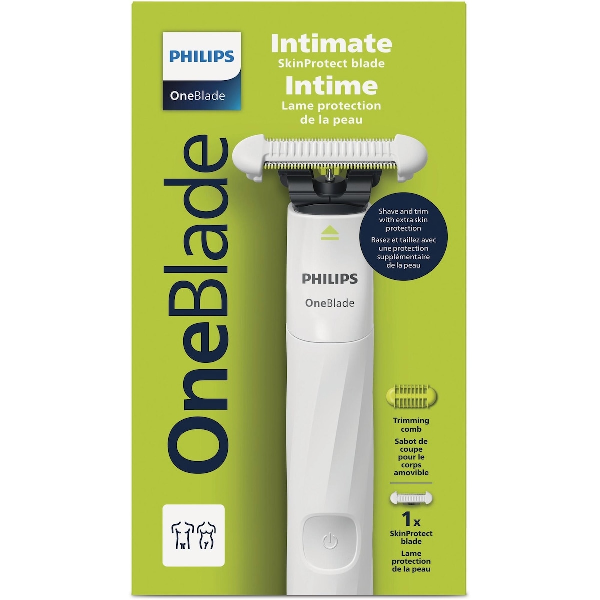 Philips OneBlade Intimate Groomer, QP1924/20 1 ea